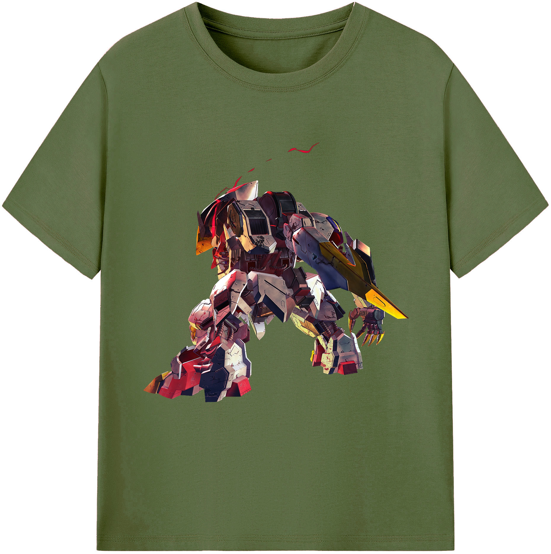 （画像用） 機動戦士ガンダム Mobile Suit Gundam 綿100％半袖Tシャツ（フロントプリント）